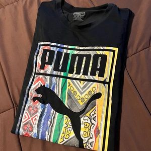Puma x Coogi Australia Shirt Adult Medium Black Sneaker Tongue Tee